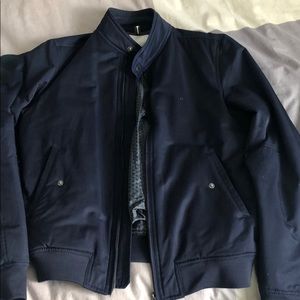 J Lindeberg blue bomber jacket